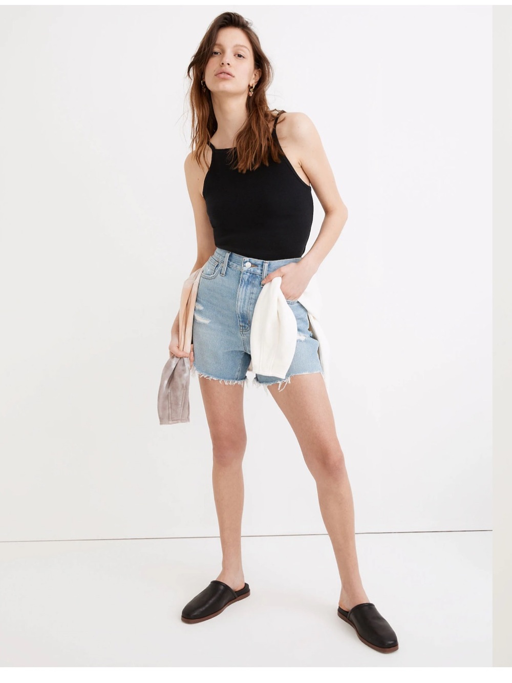 Madewell The Mom Jean Short - 28
